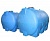 Пластиковая емкость 2100 л цилиндрическая горизонтальная (код МН2100ФК2) в Рязани